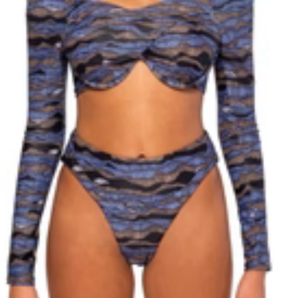 Andrea iyamah two piece bikini set